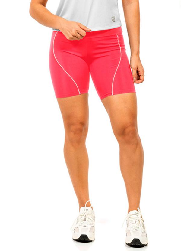 Short Ciclista Power FemininaVermelho