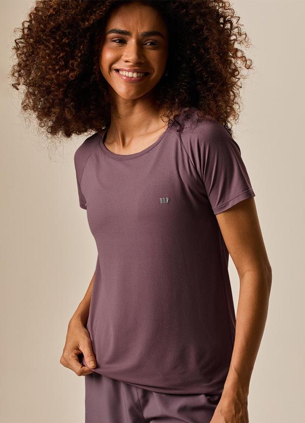 Blusa Creponada Dry Active Malva