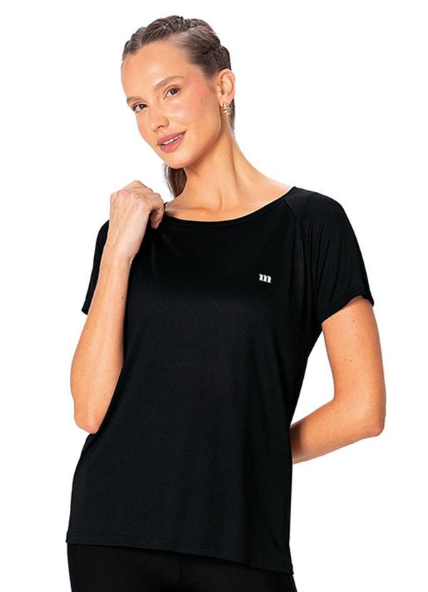 Blusa Creponada Dry Active Preto