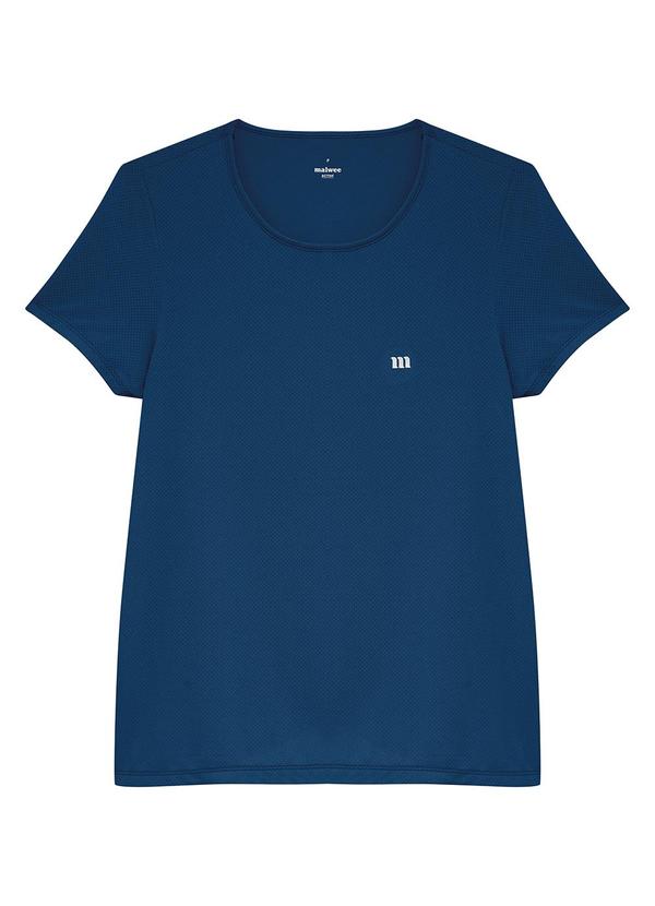 Blusa em Malha Dry Active Azul Escuro