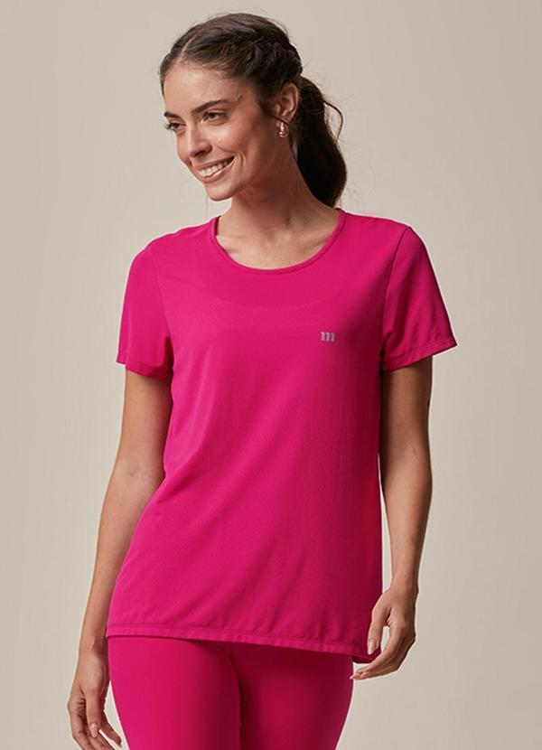Blusa Malha Dry Active Rosa Escuro