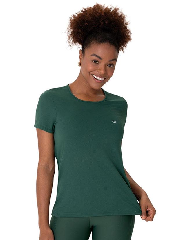 Blusa Malha Dry Active Verde Petróleo