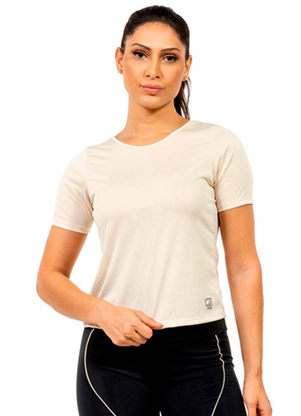 Blusa Pontilhada Feminina Bege