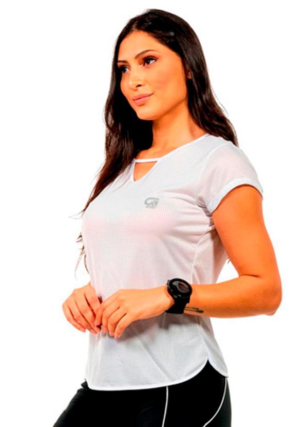 Blusa Pontilhada Feminina Branco