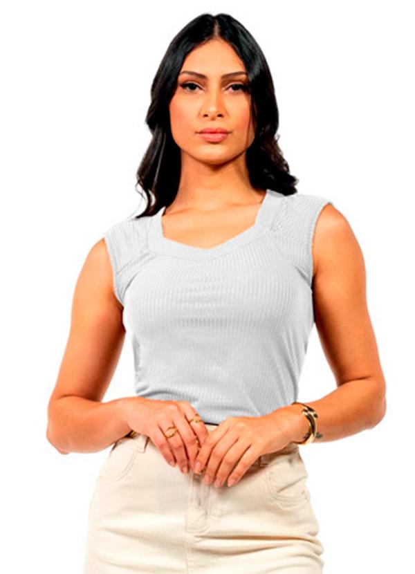 Blusa Ribana Feminina Branco