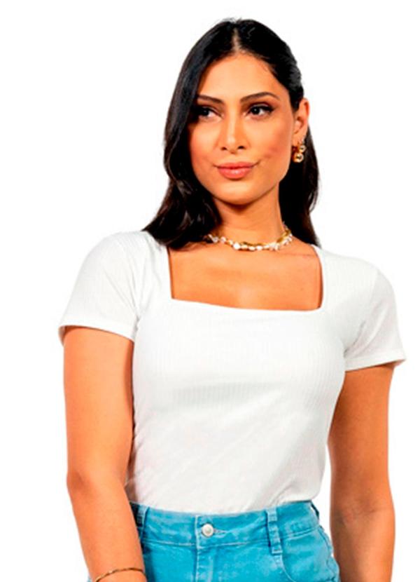 Blusa Ribana Feminina Branco