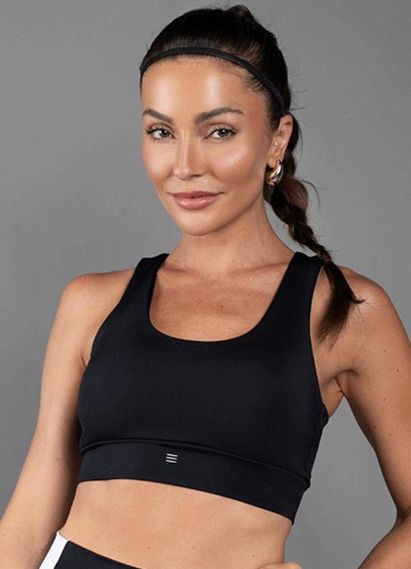 Vista 2 Top Nature Preto Everfit Everfit