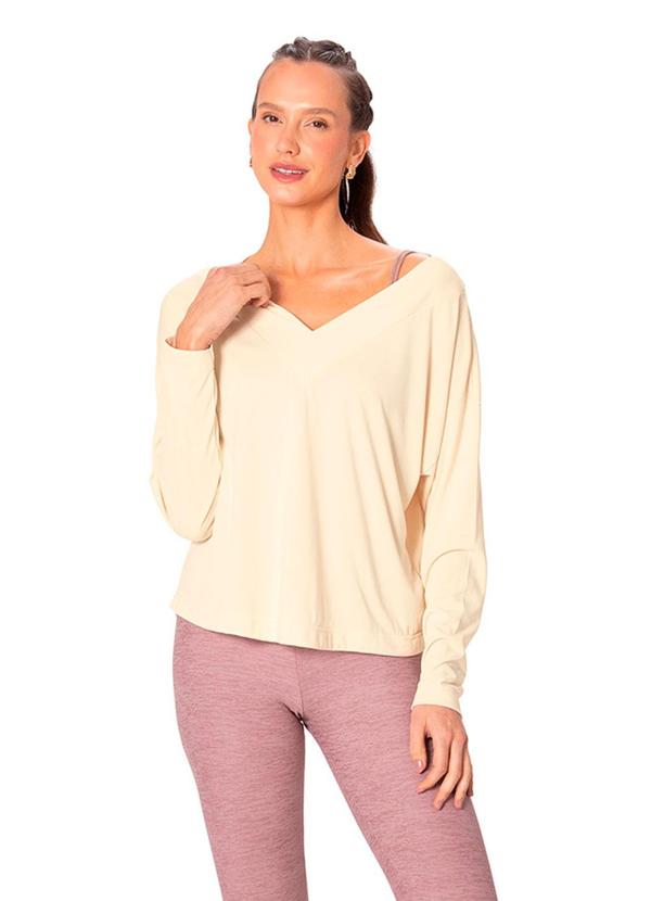 Blusa Box Protação Uv Active Off White