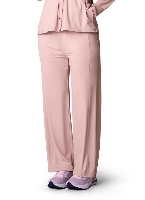 Calça Fitness Comfort Poliamida Blush Rosa
