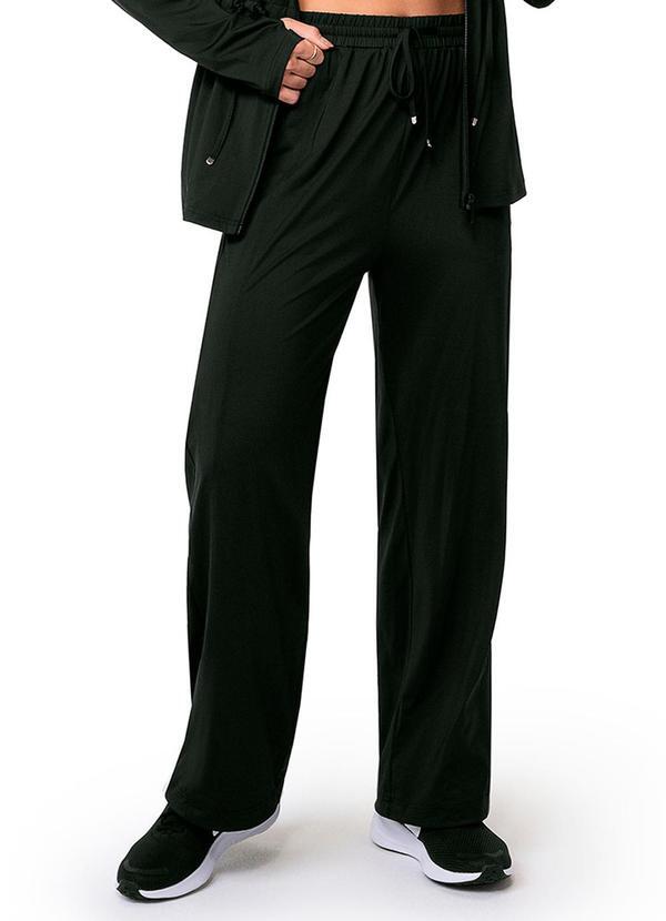 Calça Fitness Comfort Poliamida Preto