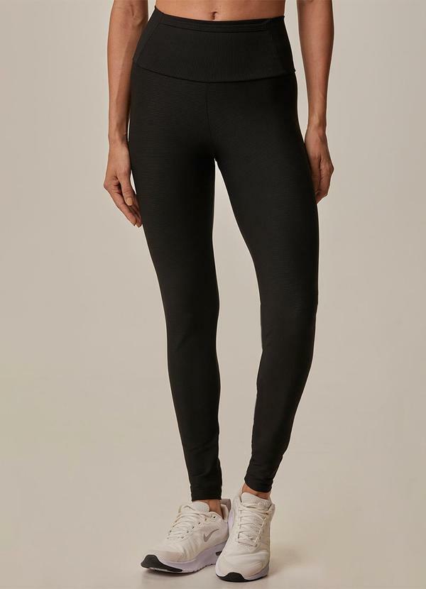 Calça Legging Canelada Active Preto
