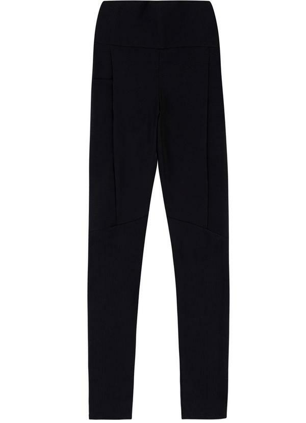 Calça Legging Canelada Malha Dry Preto