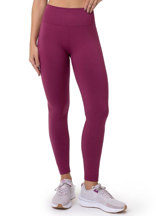 Calça Legging Empina Bumbum sem Costura Rosa