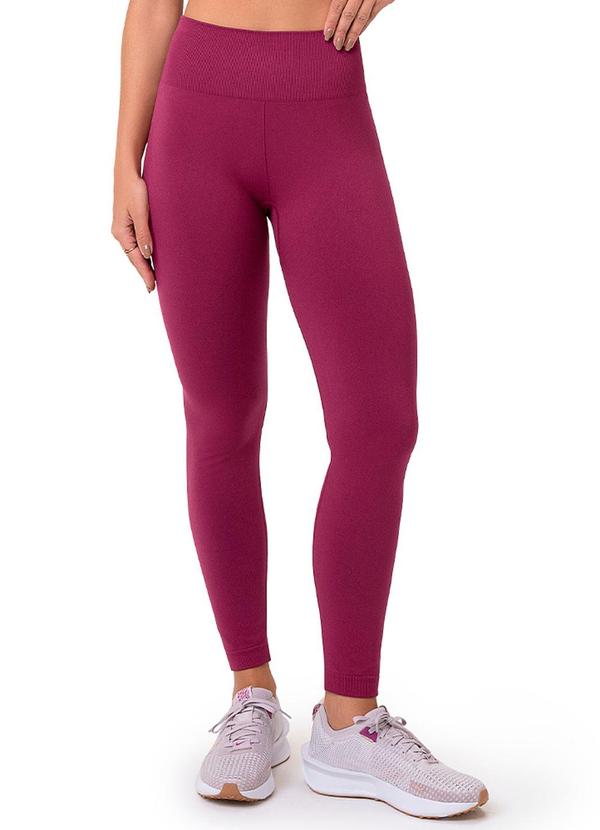 Calça Legging Empina Bumbum sem Costura Rosa