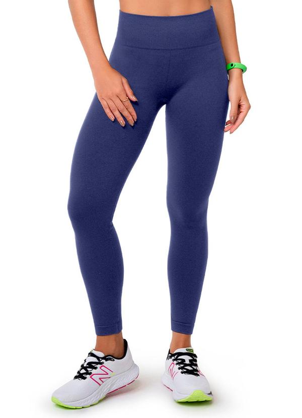 Calça Legging Empina Bumbum sem Costura Roxo