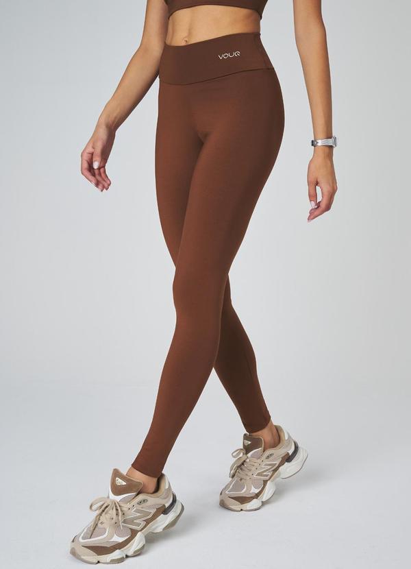 Calça Legging Fit-Tech Essential Marrom