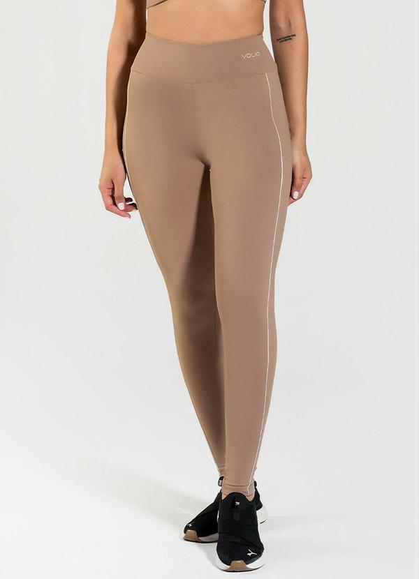 Calça Legging Fit-Tech Line Amêndoa