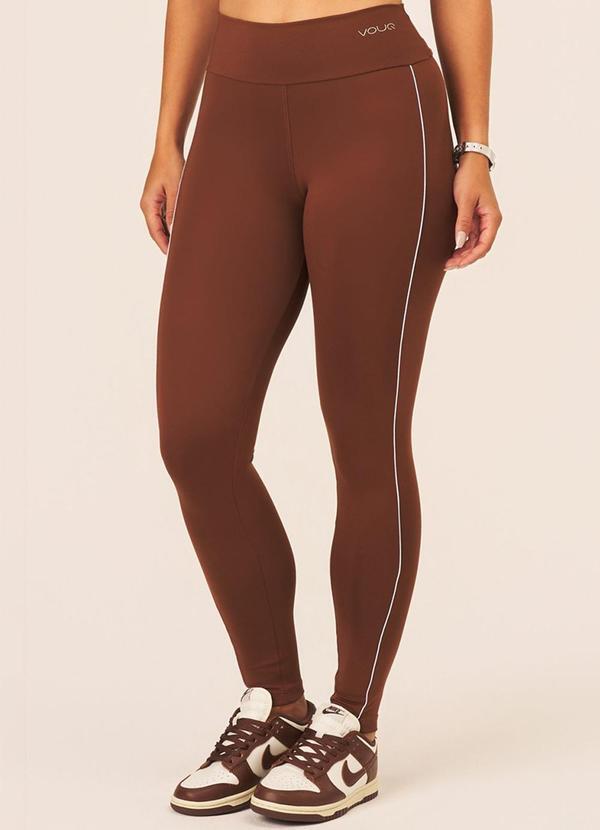Calça Legging Fit-Tech Line Marrom