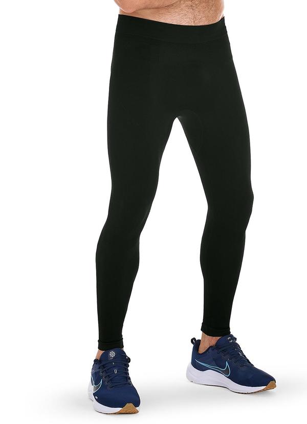 Calça Legging Fitness sem Costura Preto