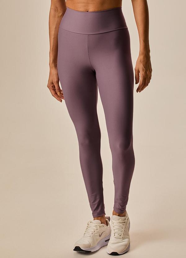 Calça Legging Malha Uv com Bolso Active Malva