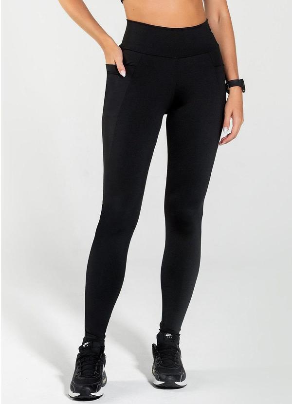 Calça Legging Run com Bolso Funcional Preto