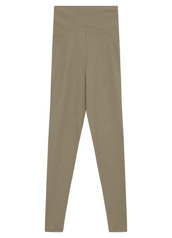 Calça Legging Texturizado Active Taupe