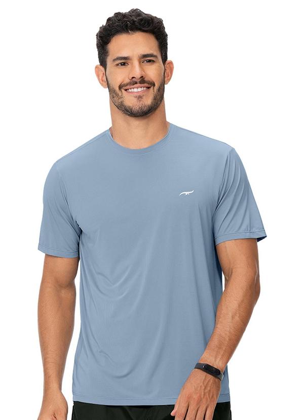 Camiseta Alta Absorção Azul Claro