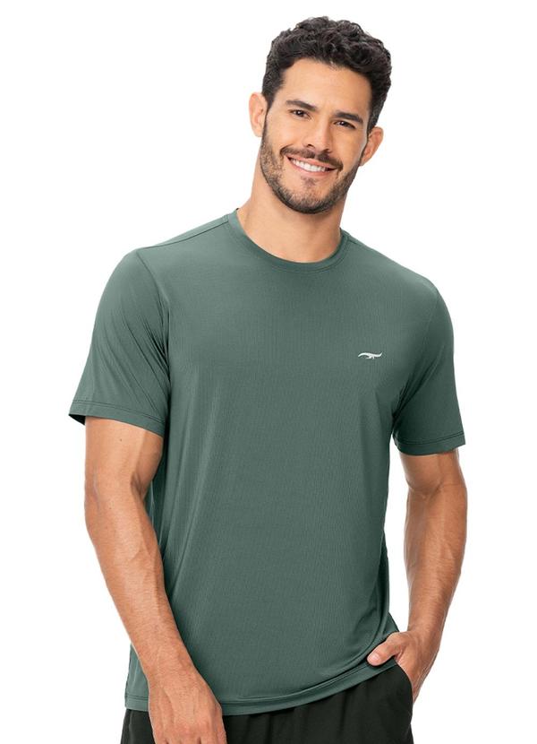 Camiseta Alta Absorção Verde Escuro