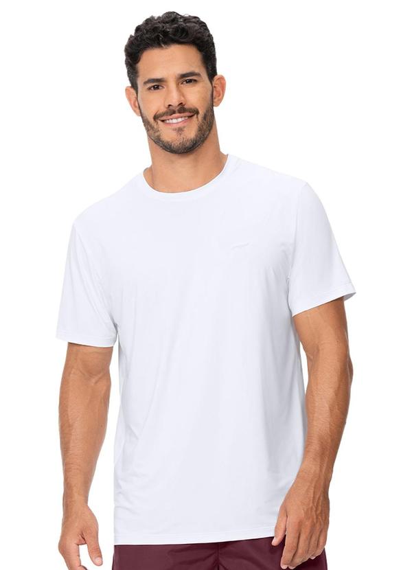 Camiseta com Elastano Alta Absorção Branco