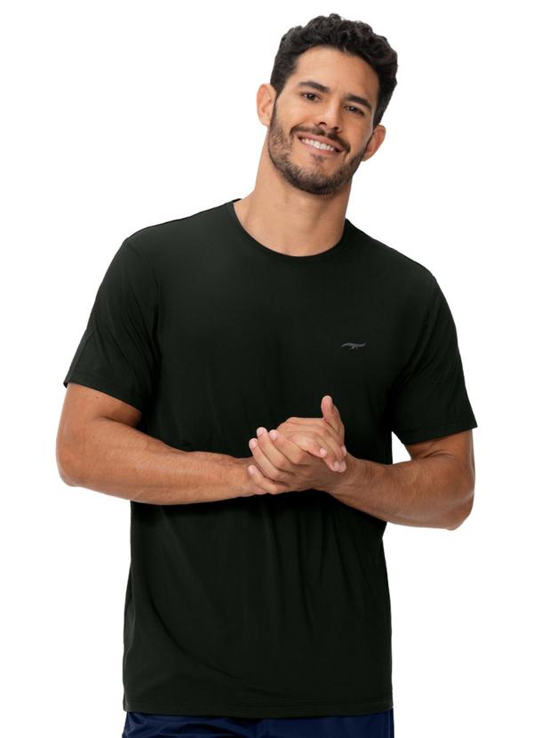 Camiseta com Elastano Alta Absorção Preto