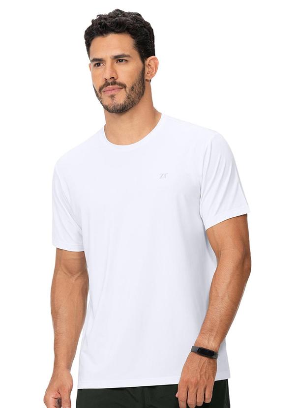 Camiseta Estampa Refletiva Branco
