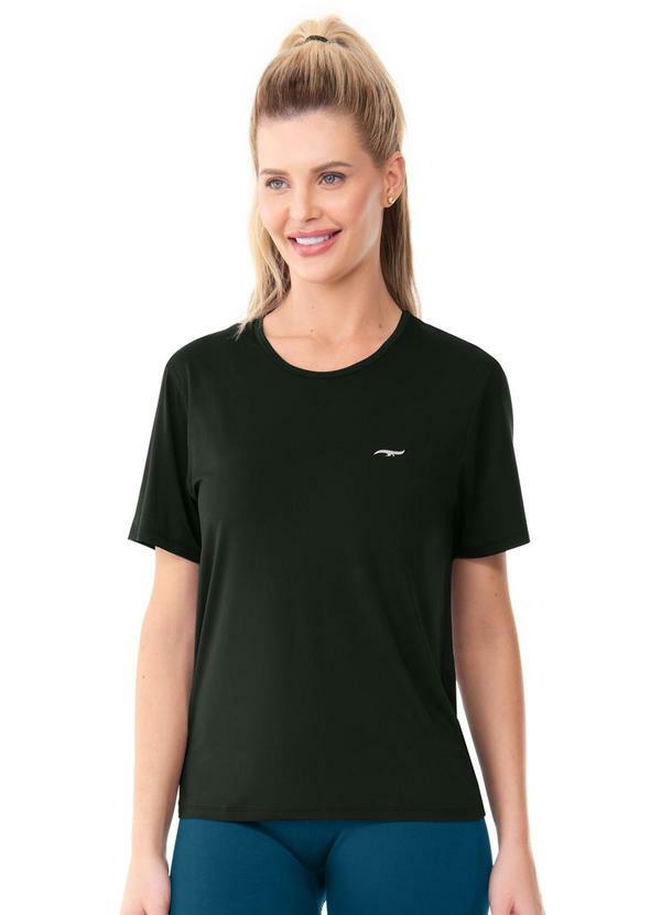 Camiseta Fitness Dry Preto