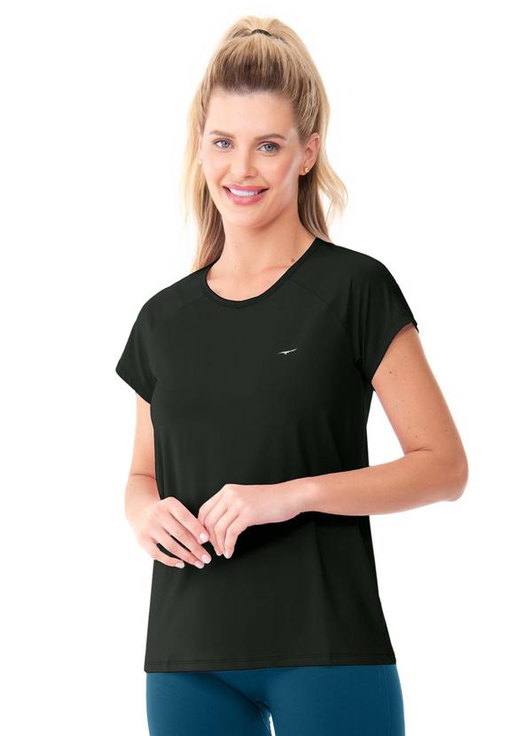 Camiseta Fitness Lisa Preto