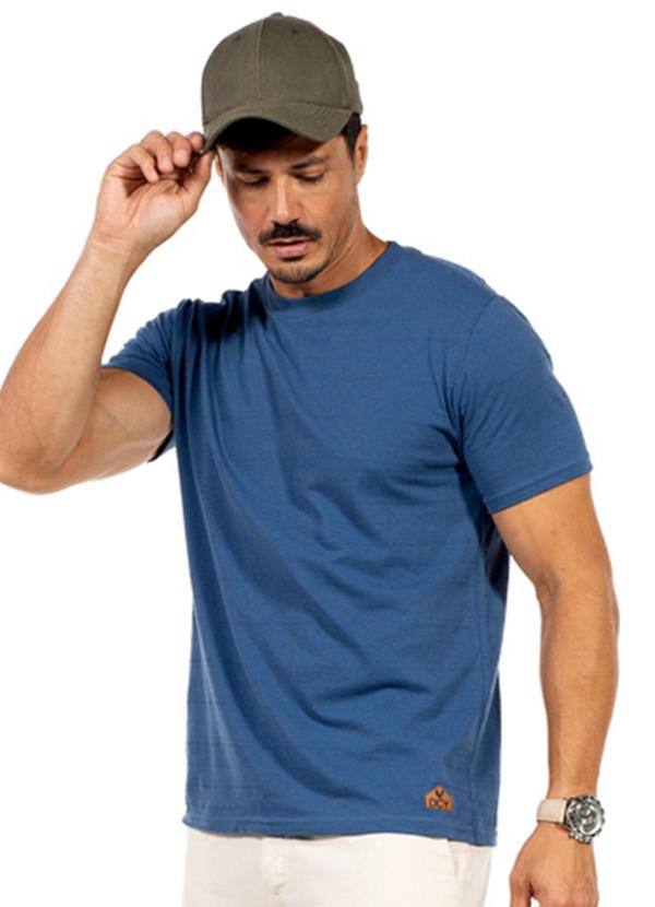 Vista 2 Camiseta Fitness Masculina Azul Decoy Decoy