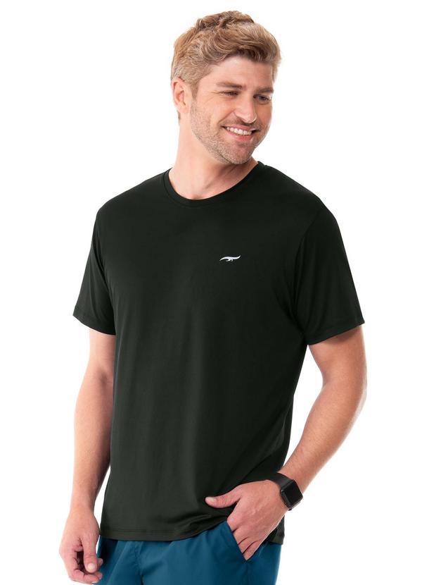 Vista 2 Camiseta Fitness Masculina Lisa Preto Zee Rucci Zee Rucci