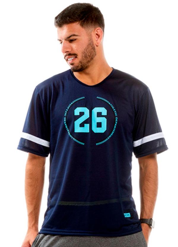 Camiseta Masculina Azul