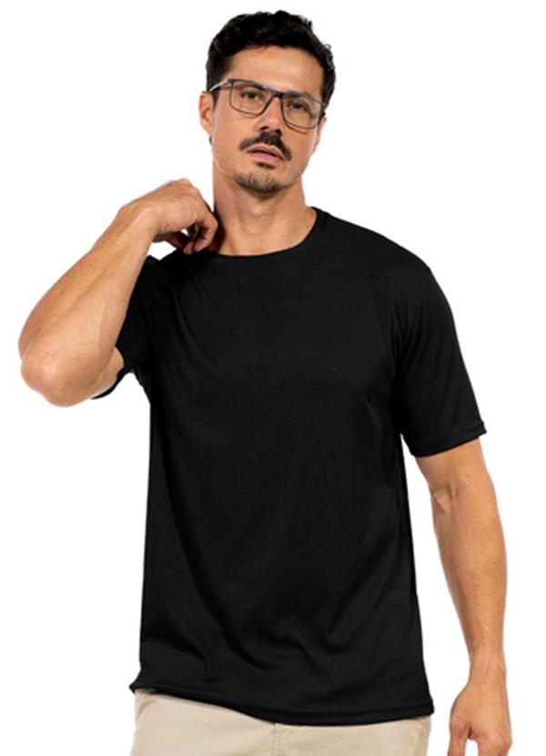 Vista 2 Camiseta Masculina Fitness Preto Decoy Decoy