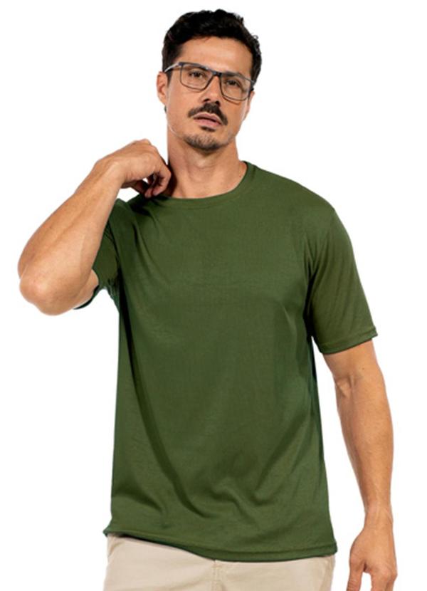 Vista 2 Camiseta Masculina Fitness Verde Decoy Decoy