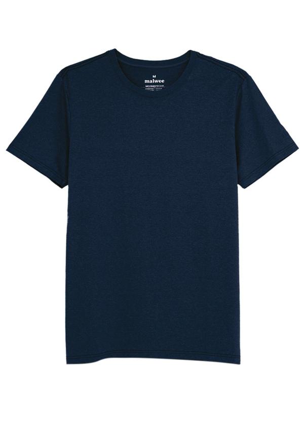 Camiseta Slim Anti Odor Active Azul Marinho