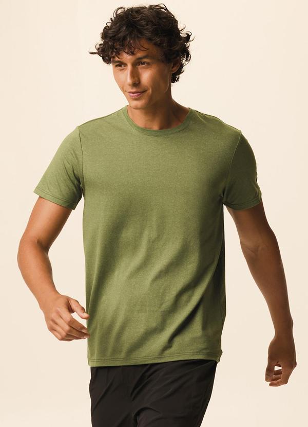 Camiseta Slim Anti Odor Active Verde Musgo