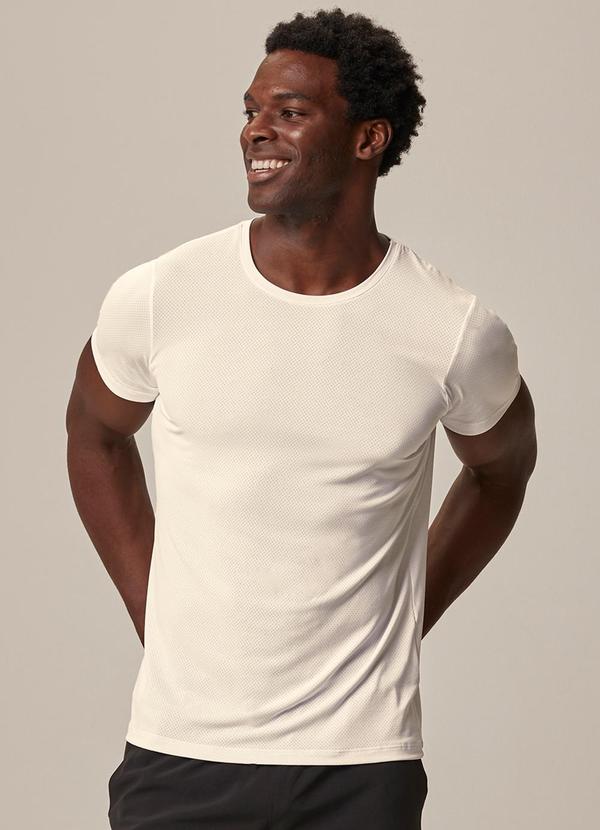Camiseta Slim Dry Fit Active Off White