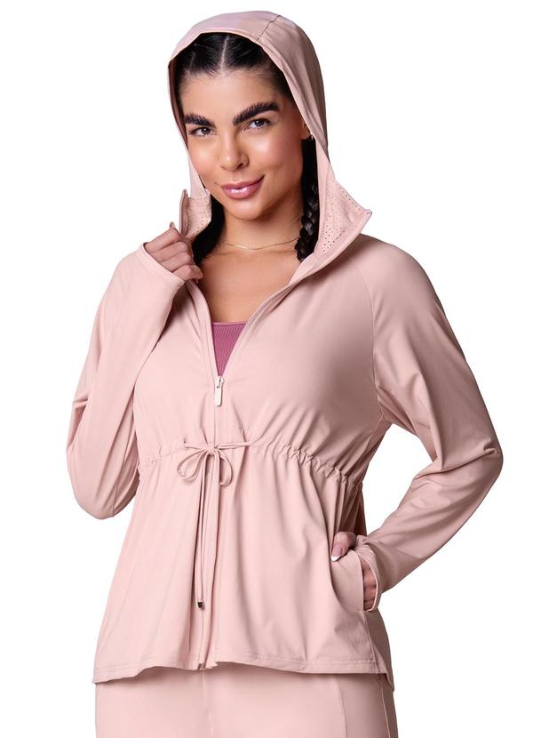 Jaqueta Comfort Poliamida Blush Rosa