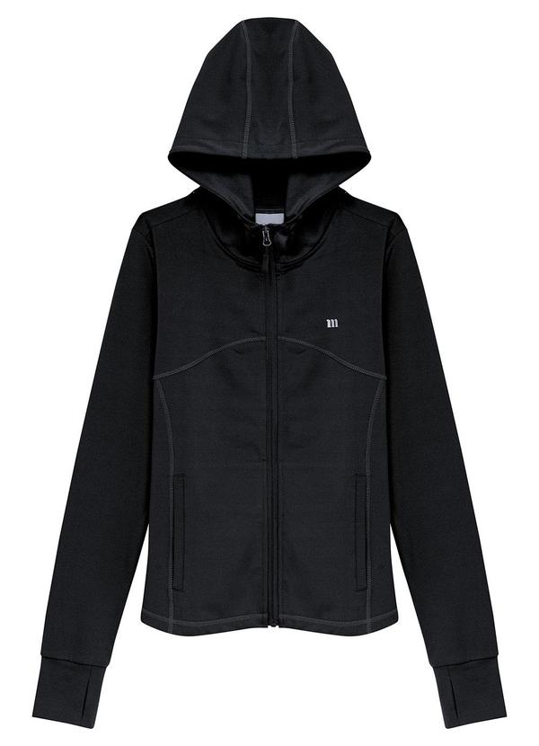 Jaqueta Slim Double Jersey Active Preto