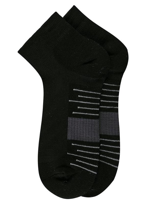 Vista 2 Meia Esportiva Cano Curto Preto Zee Rucci Zee Rucci