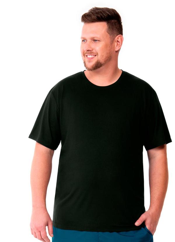 Camiseta Fitness Plus Dry Preto