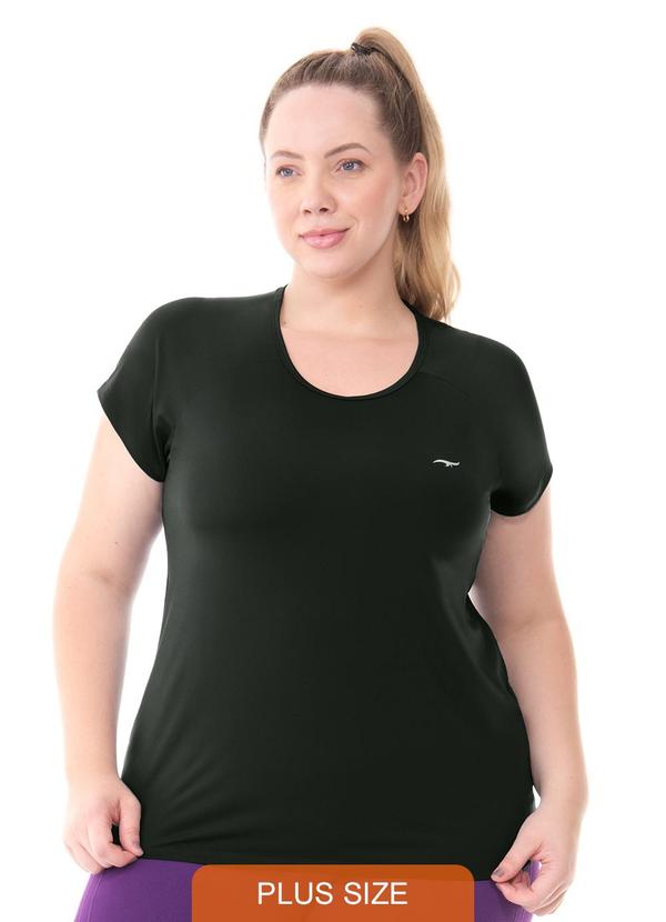 Camiseta Fitness Plus Preto