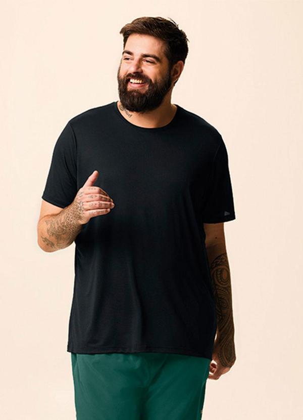 Camiseta Slim Dry Active Plus Preto