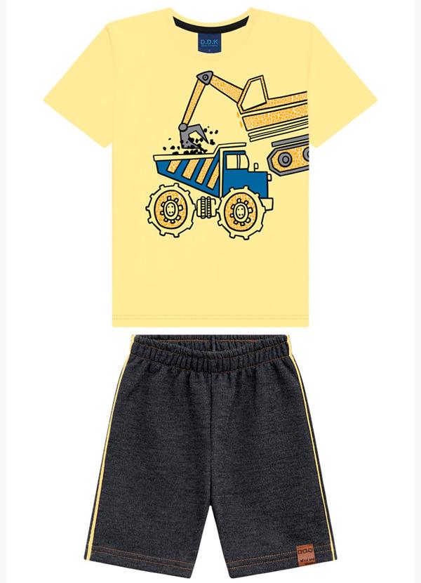 Conjunto Infantil Menino Amarelo