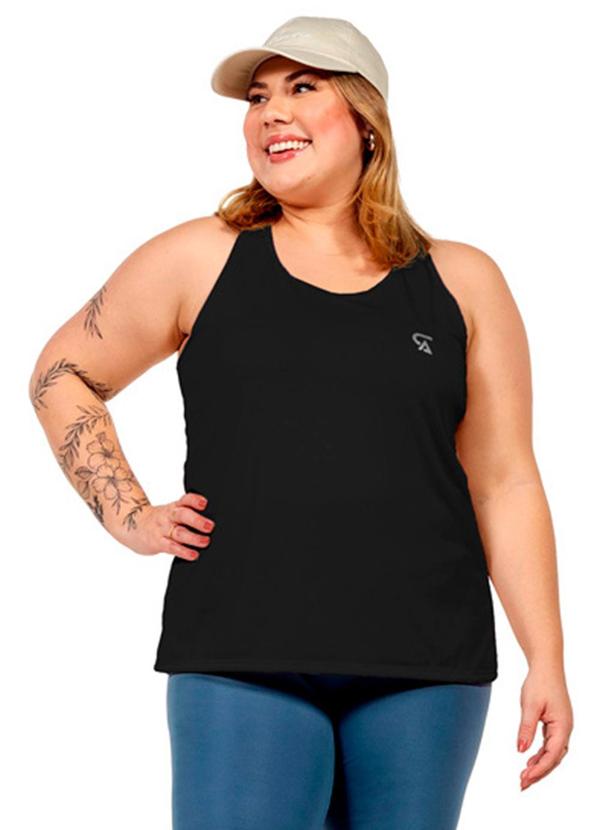 Regata com Estampa Feminina Bege
