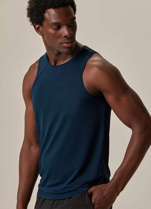 Regata Dry Fit Active Azul Marinho